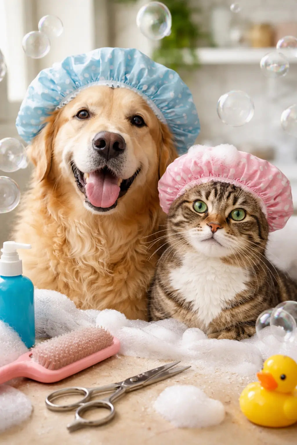 Grooming-and-Dental-Care Raining Cats and Dogs