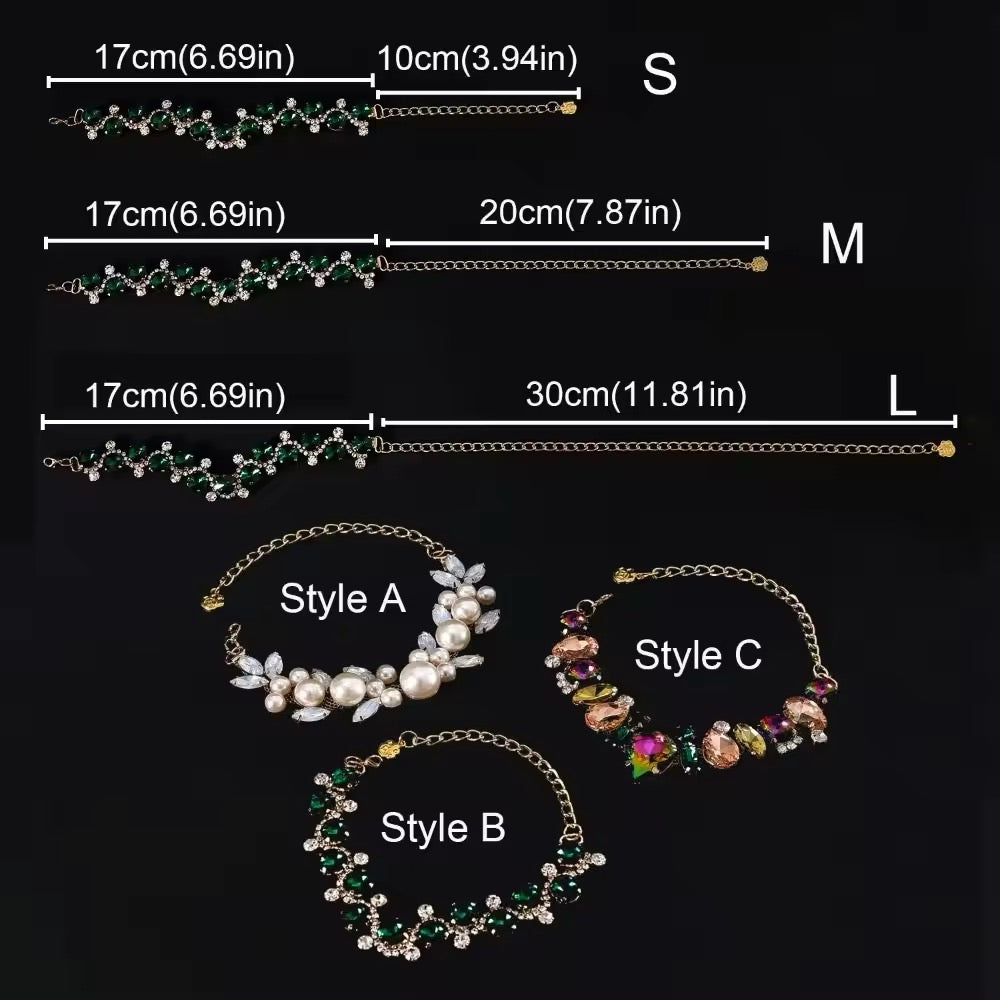 Faux Emerald Pet Necklace Doggy Haute Couture