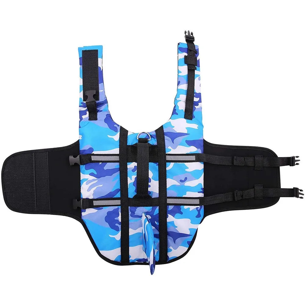 Pet Dog Life Jacket Shark Swim Vest Cashymart