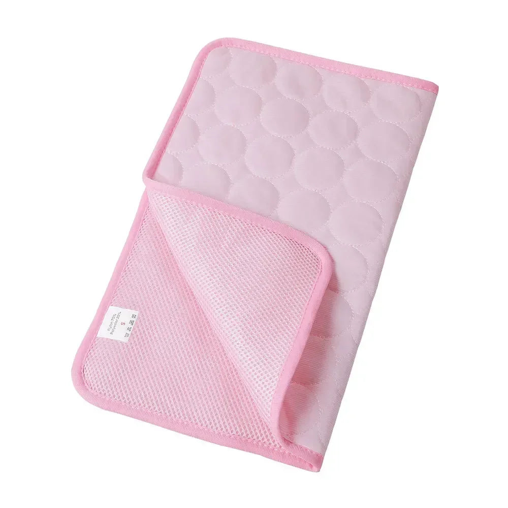 Pet Ice Silk Cooling Mat for Dogs and Cats Cashymart