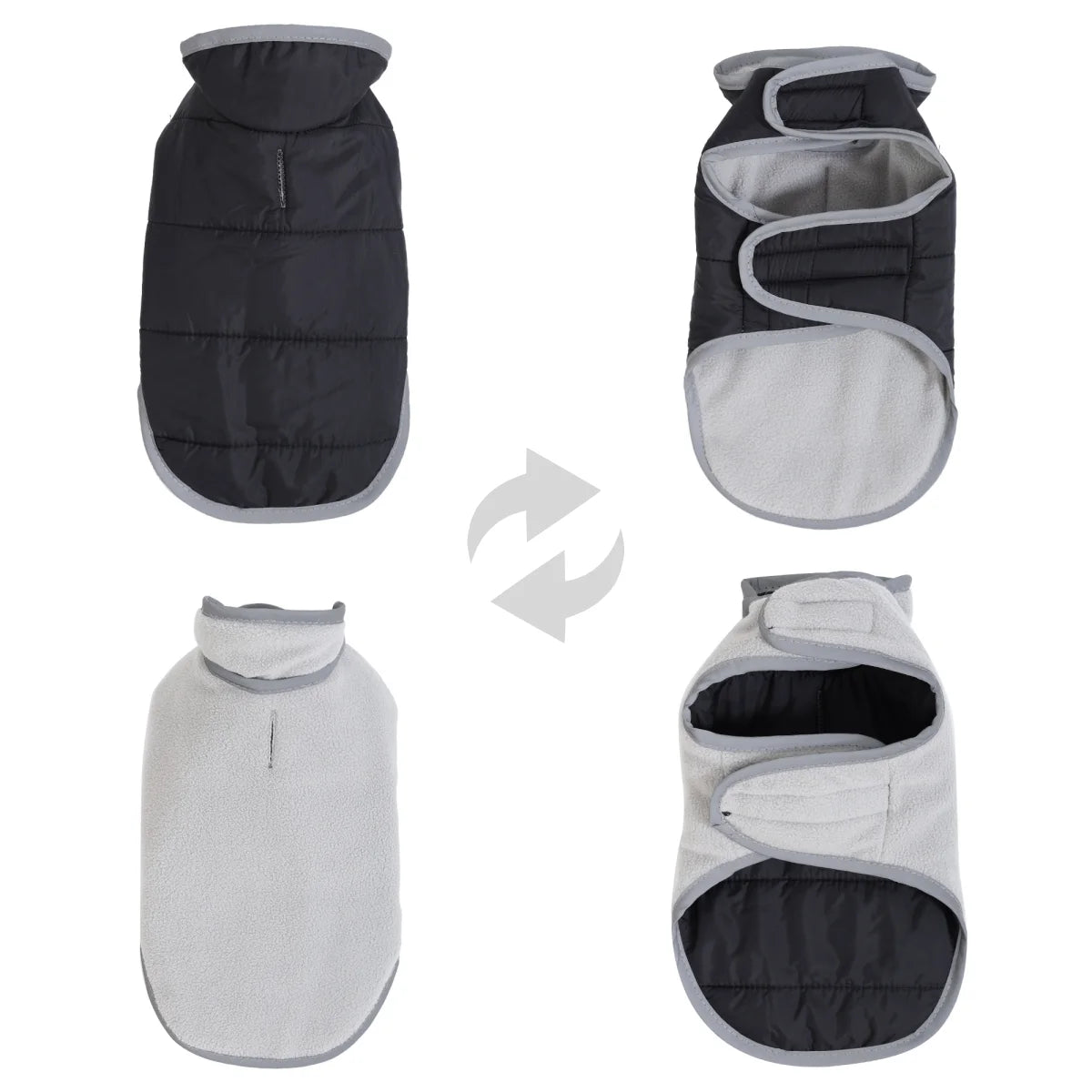 Warm, Reversible Coat For Dogs