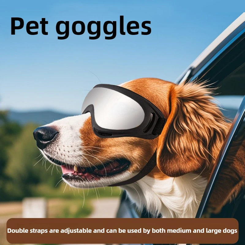 Adjustable Dog Goggles Raining Cats and Dogs