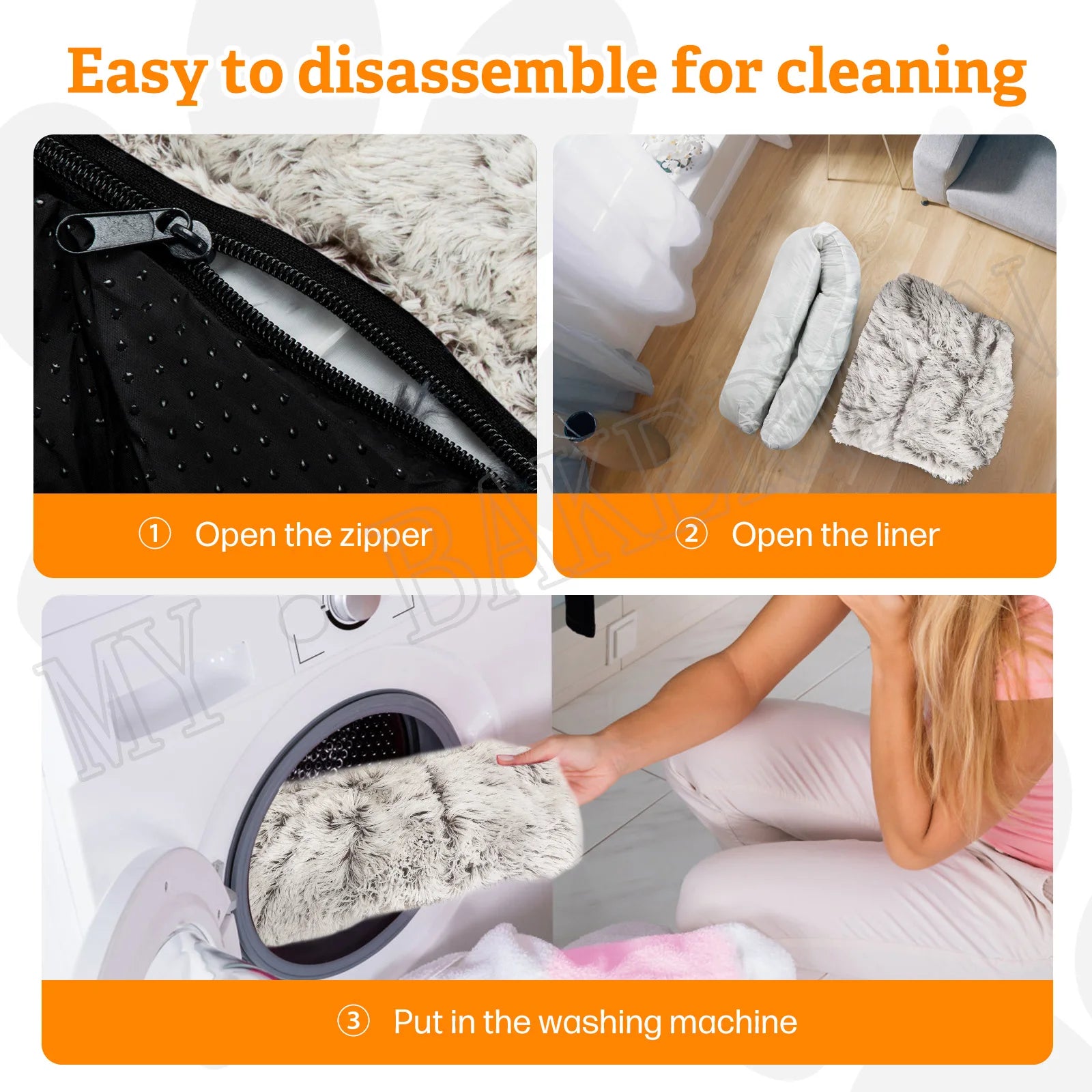 Pet bed/Furniture Cover with Washable Cover