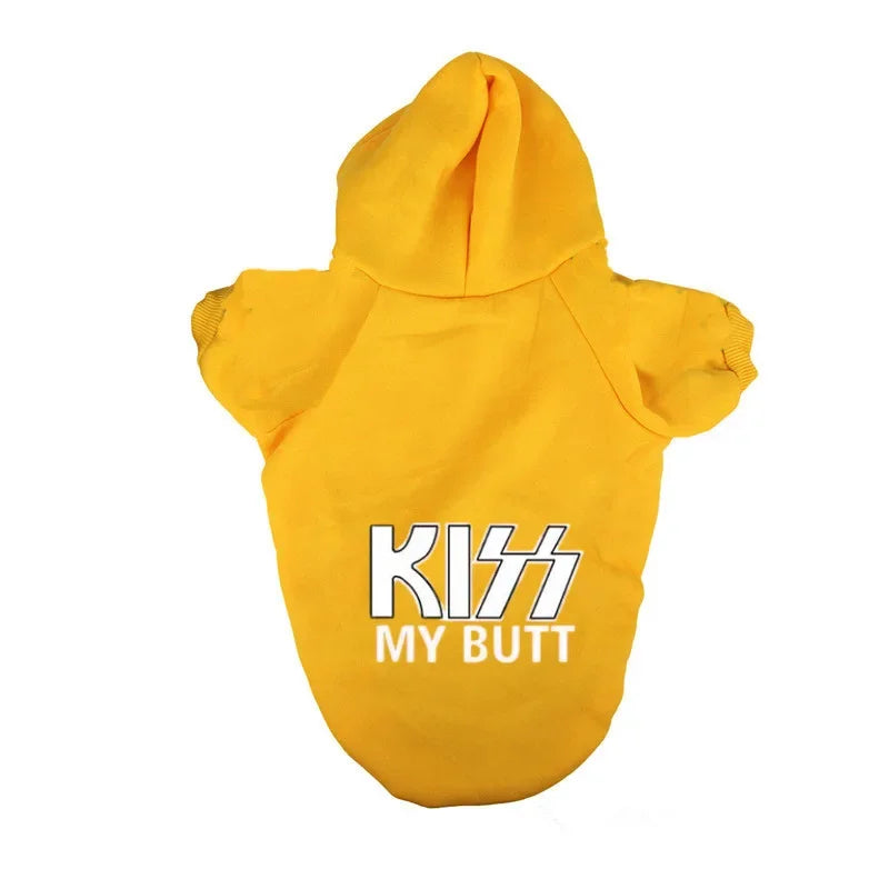 Kiss My Butt Hoodie Raining Cats and Dogs